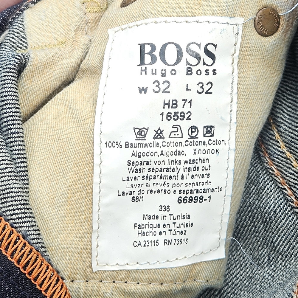 Mens Hugo Boss Oversized Baggy Skater  Funky Jeans 32x32 bottoms - Picture 7 of 7